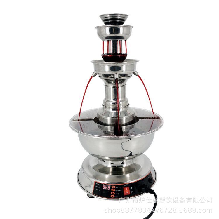 商用红酒喷泉机酒店自助专用香槟红酒饮料保温机恒温电动喷泉机器