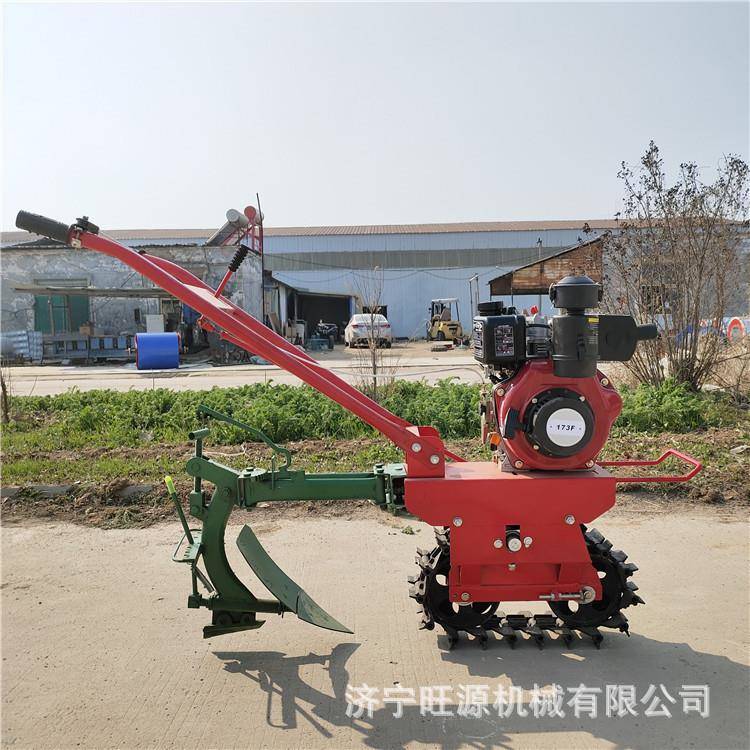链轨柴油微耕机小型链轨耕耘机山地耕耘犁地机