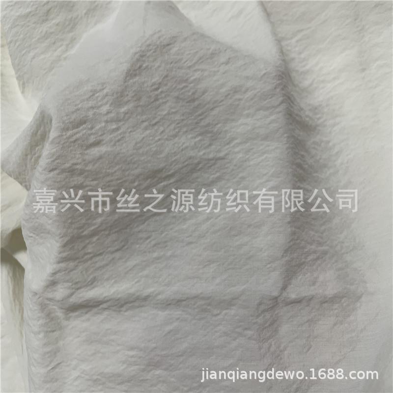 盐缩泡泡绉丝锦绸面料真丝尼龙交织面料