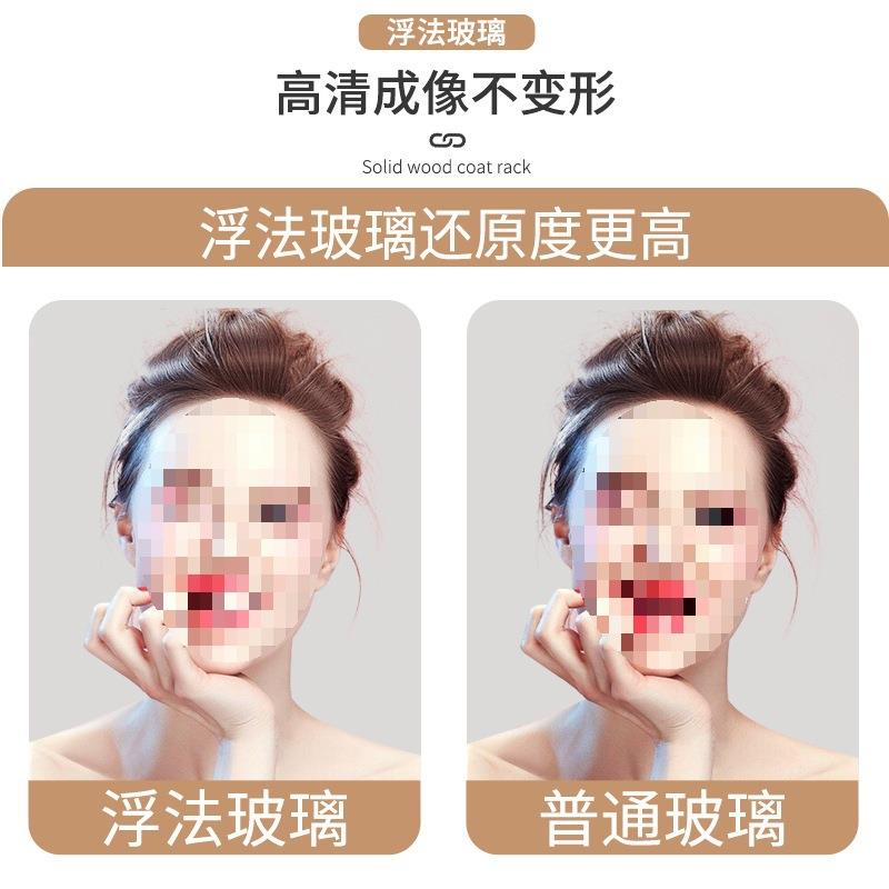 子入户中古复古德国拱形家用卧室轻奢挂墙穿衣镜落地镜全身镜美式