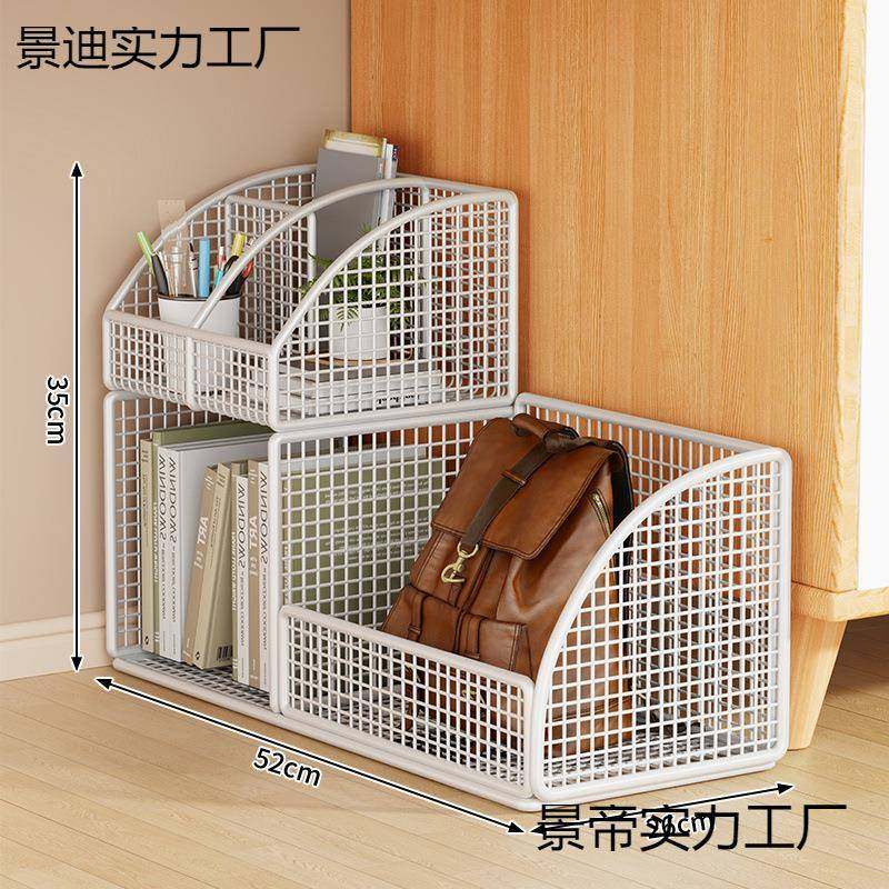 边办公桌落地收纳小书架书桌下带轮置物架书本书柜桌旁可移动推车,收纳整理,书桌收纳置物架,淘宝优惠券,粉丝福利购,淘宝优惠卷