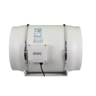 排烟排风油烟异味吸烟室管道风机大功率斜流增压式换气扇高压风机