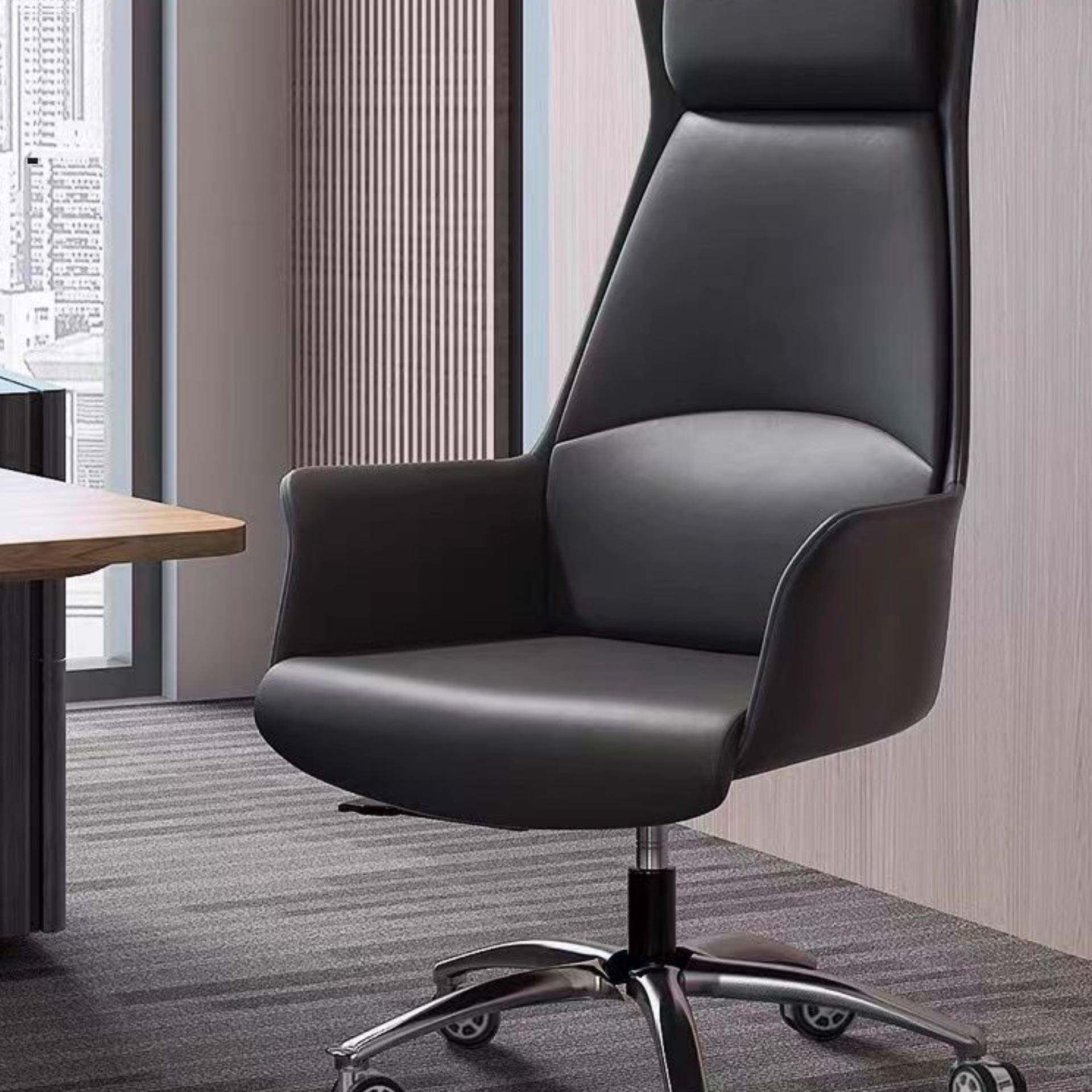 办公椅老板椅久坐办公沙发椅电脑转椅可升降可仰商务老板转L&