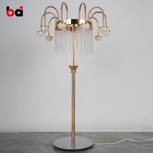 婚庆装饰灯摆件仿真烛台蜡烛水晶摆件婚礼场景布置装饰灯