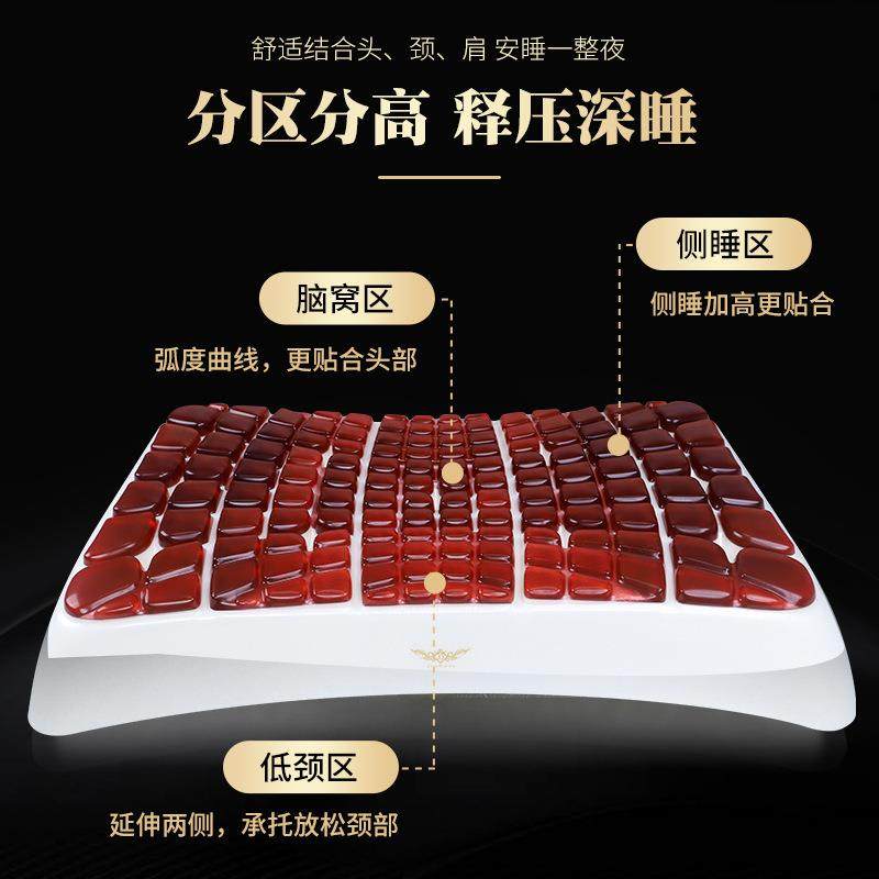 夏季产品记忆棉凝胶枕头酒店冰枕深睡枕慢回弹a类枕护颈