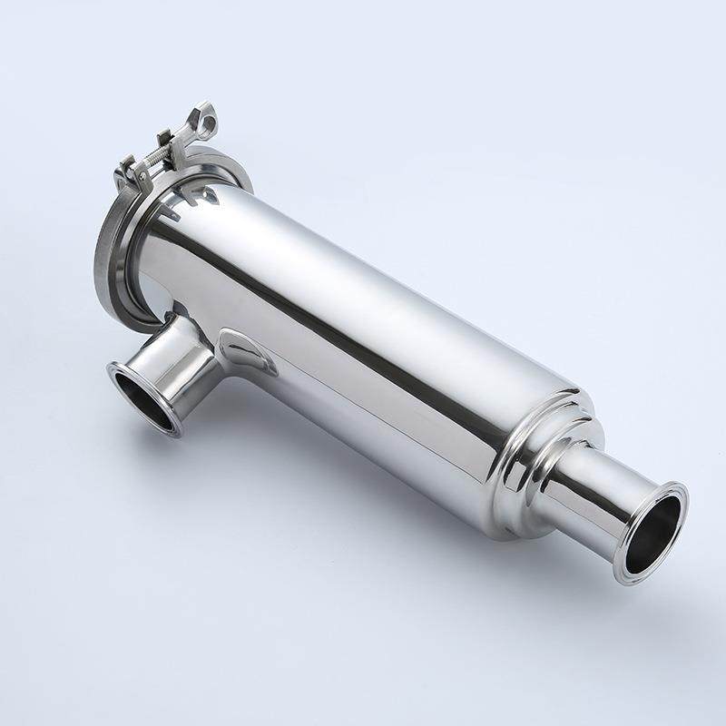 角式管道过滤器304不锈钢卫生级污水过滤器快装式卡箍直角过滤器,机械设备,过滤设备,淘宝优惠券,粉丝福利购,淘宝优惠卷