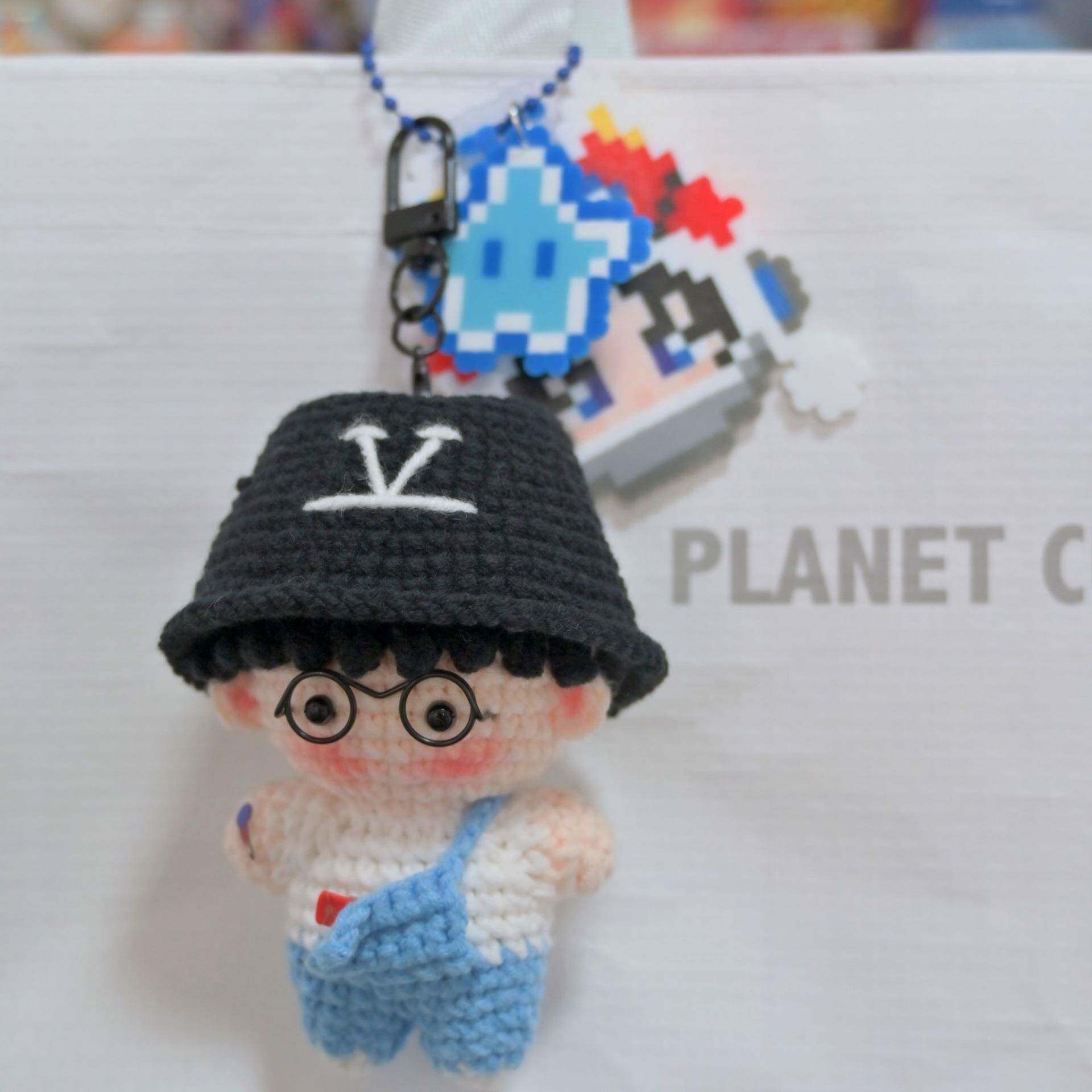 热销成品张J钩织玩偶挂件张J周边手工星星生日礼物不带头发毛线玩