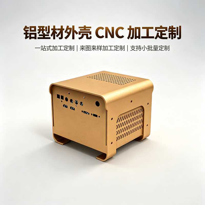源头工厂定制 ITX 主机铝型材外壳控制器射频模块铝壳 CNC 加工
