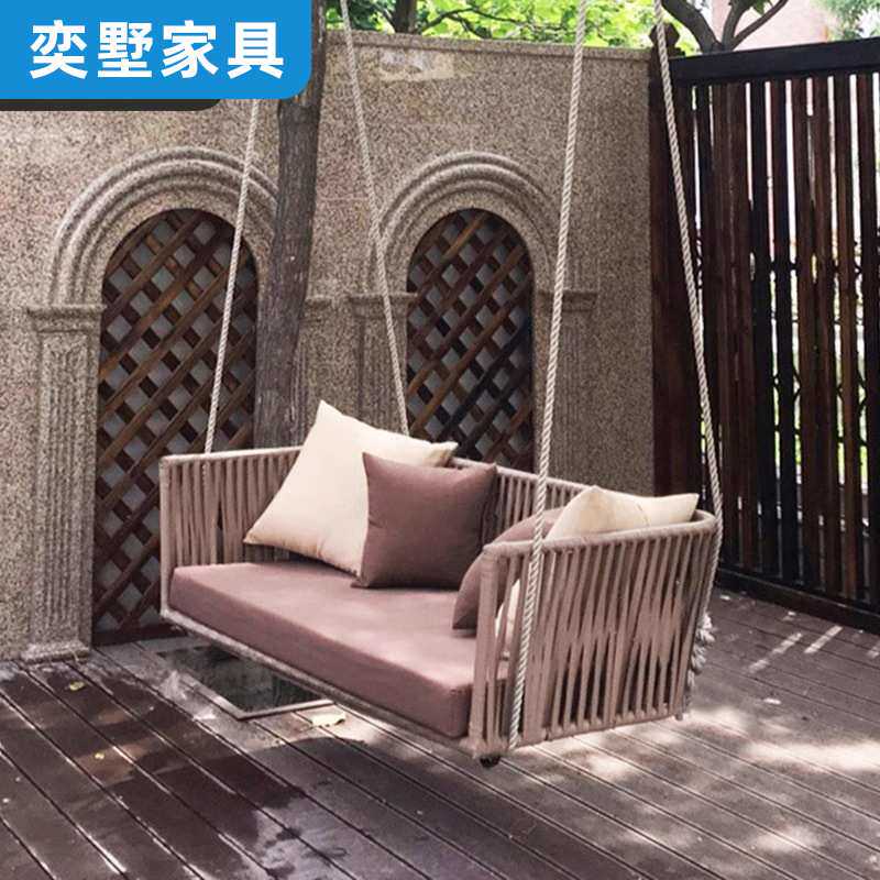 户外秋千室内成人吊篮藤椅阳台摇椅庭院家用吊椅农村小院子摇篮椅