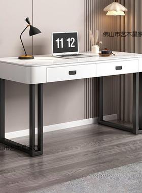 岩板电脑简桌式卧室家用工作桌台子桌易学生写ULI字书简约现代办