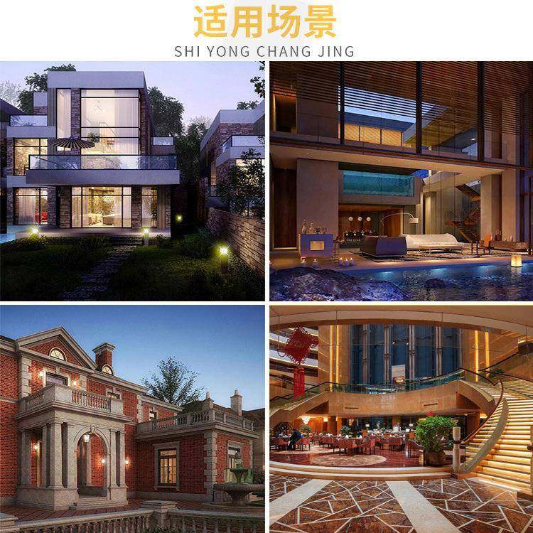 新中式户外壁灯水别墅防外墙过梯道走楼露台阳台廊灯YH-PD05景观