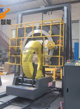 宏立式钢圈钢丝丝轮胎带铜属钢金环状物大品IYI环体裹包机