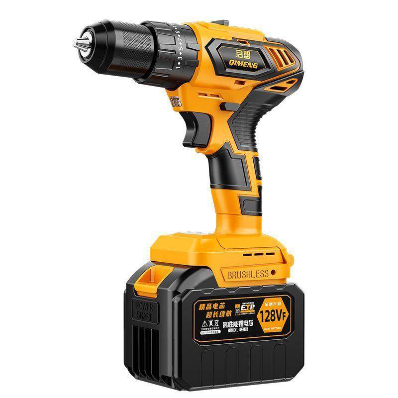 钻冲击牧钻螺田款无刷锂电金275属夹头手电小钢炮家用多功能电动