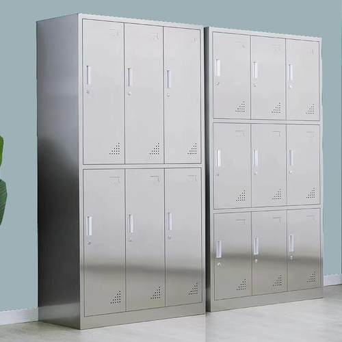 工厂不锈钢更储衣柜员工子储柜带锁衣柜车BXGYG001间304多门柜物