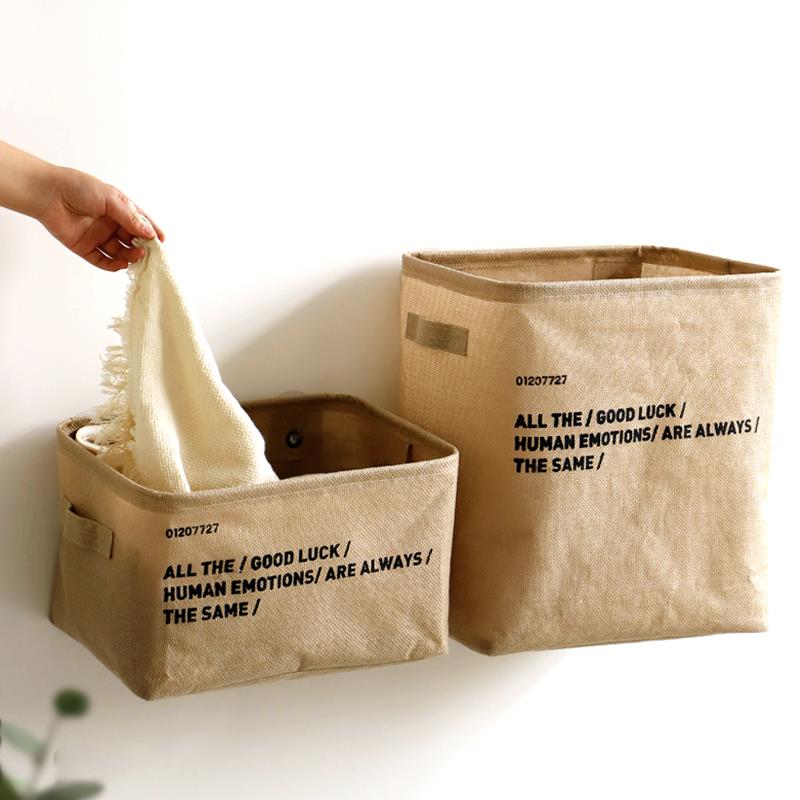 家大容量挂墙脏衣篮篓物浴室卫用生间防水折叠带盖杂物壁收HYutek