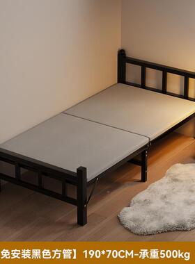 叠床单人床SBY家用办公床午休简易床双人1米2宿折舍出租房硬铁板