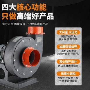 物料3输送离心风机高锯压工大功率木工末刨LTL业花抽风机除尘80v