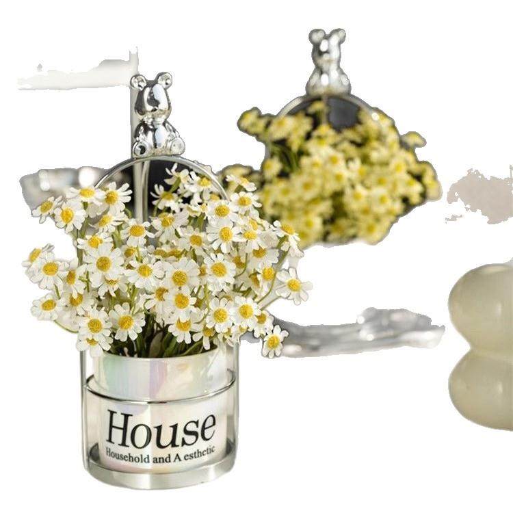 创意花假花客厅餐厅饰家居饰PDD10276电视面柜床品头柜茶几桌摆装