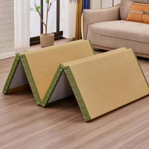 2025新款日式榻榻米纸席面折叠式椰棕地垫卧室客厅加厚防滑地铺垫