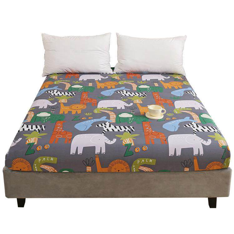 OF9D儿童上下铺学生宿舍薄款棕垫床笠床套罩全棉纯棉单件90x200cm