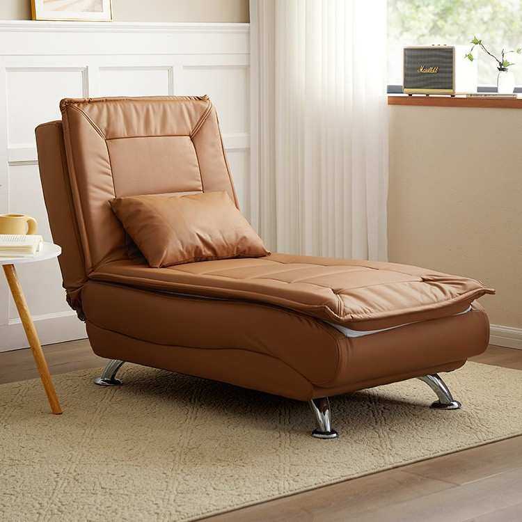 多功能贵妃躺椅懒人沙发可躺可睡2026新款两用卧室单人折叠沙发床