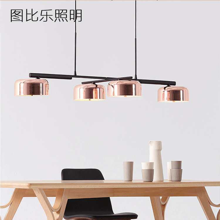 北欧创意餐厅吊灯后现代卧室书房酒店吧台卖场复古工业风旋转吊灯