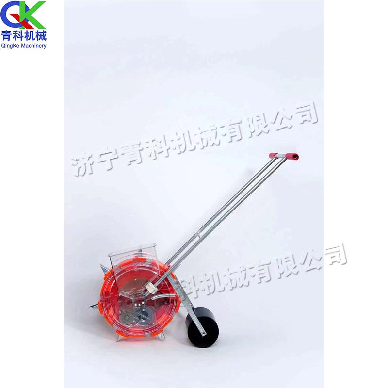 手推式滚轮播种机 小型玉米种植机 QK-30型走路式单人用5嘴点播机