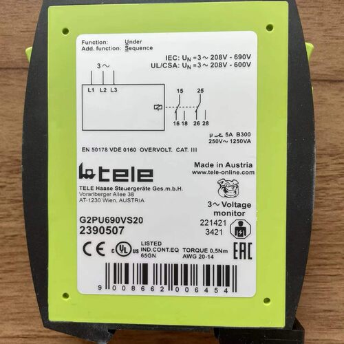 奥地利TELE 继电器 模块TELE110101 E1ZI10 12-240VAC/DC