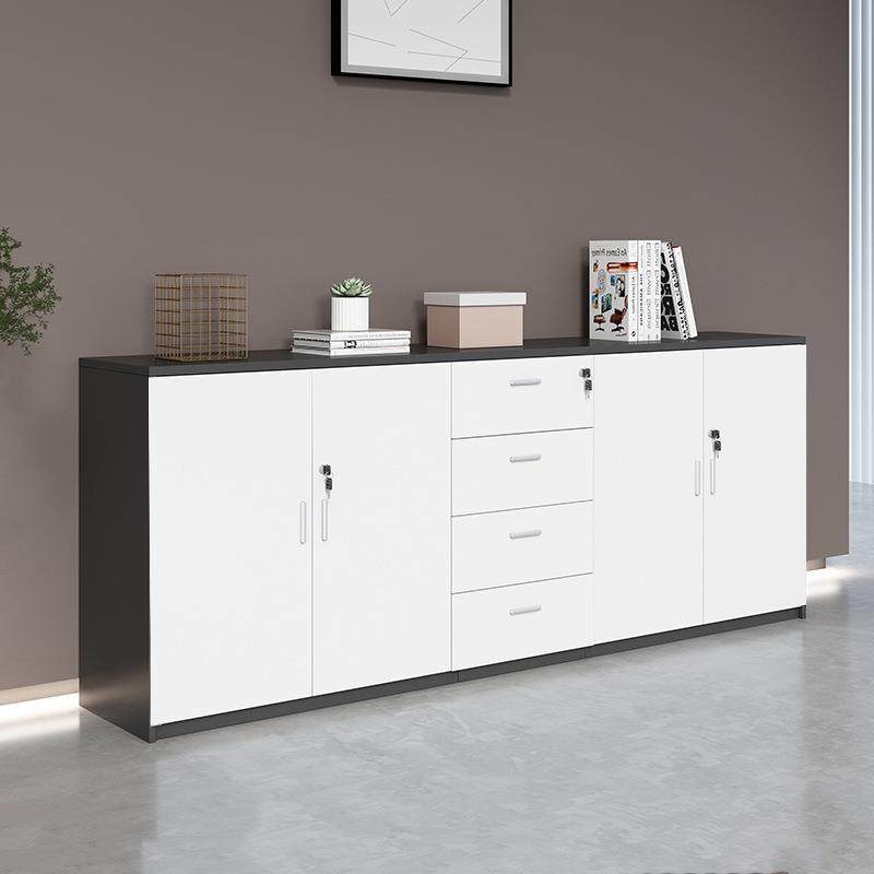 矮文件柜办公柜多门柜简料约现代资柜木质抽WJG-0214柜屉茶柜带锁,商业/办公家具,办公储物柜,淘宝优惠券,粉丝福利购,淘宝优惠卷