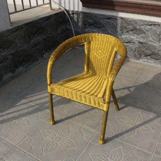 椅户外椅子编椅子高藤椅加藤高带扶椅子靠背椅室藤内腾UJL手椅包