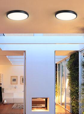 LED户外墅防三水吸顶灯别阳台走廊楼梯民入户宿77710大门凉亭防吸