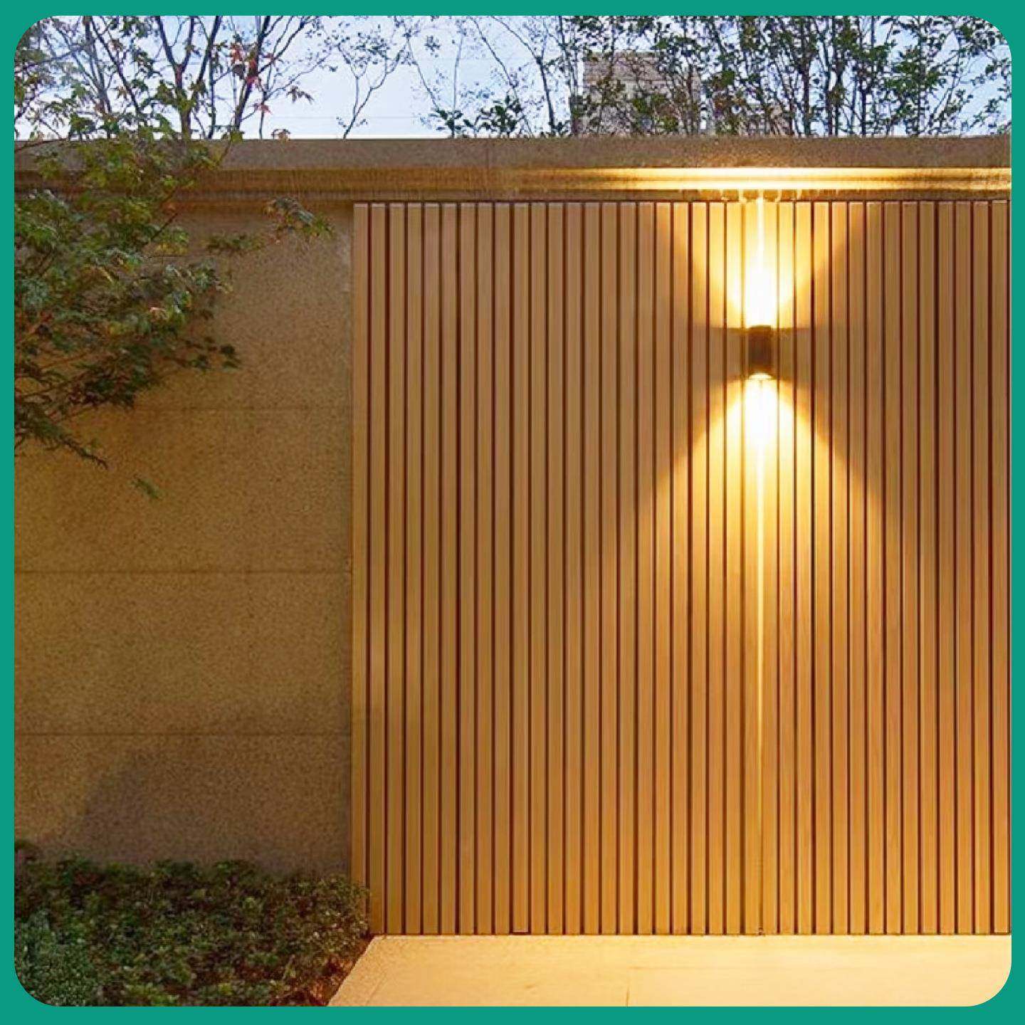 一院代户外塑木长城板庭墙装饰可加带装灯KVZ围灯饰更加美观温馨,基础建材,塑木,淘宝优惠券,粉丝福利购,淘宝优惠卷