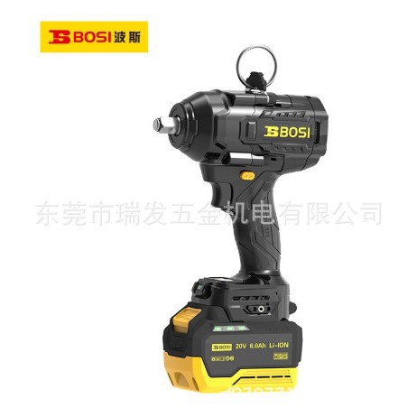 波斯无刷锂电扳手 20V/6.0Ah 大扭力锂电充电风炮架子工电动工具