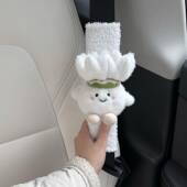 软fuu羽毛球汽车全DUM带护肩套可爱车载装 汽饰护安肩套f情侣车饰