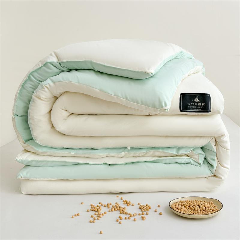 A维母婴原棉类豆纤被子977加厚保暖子母被冬大被芯学生春秋棉被