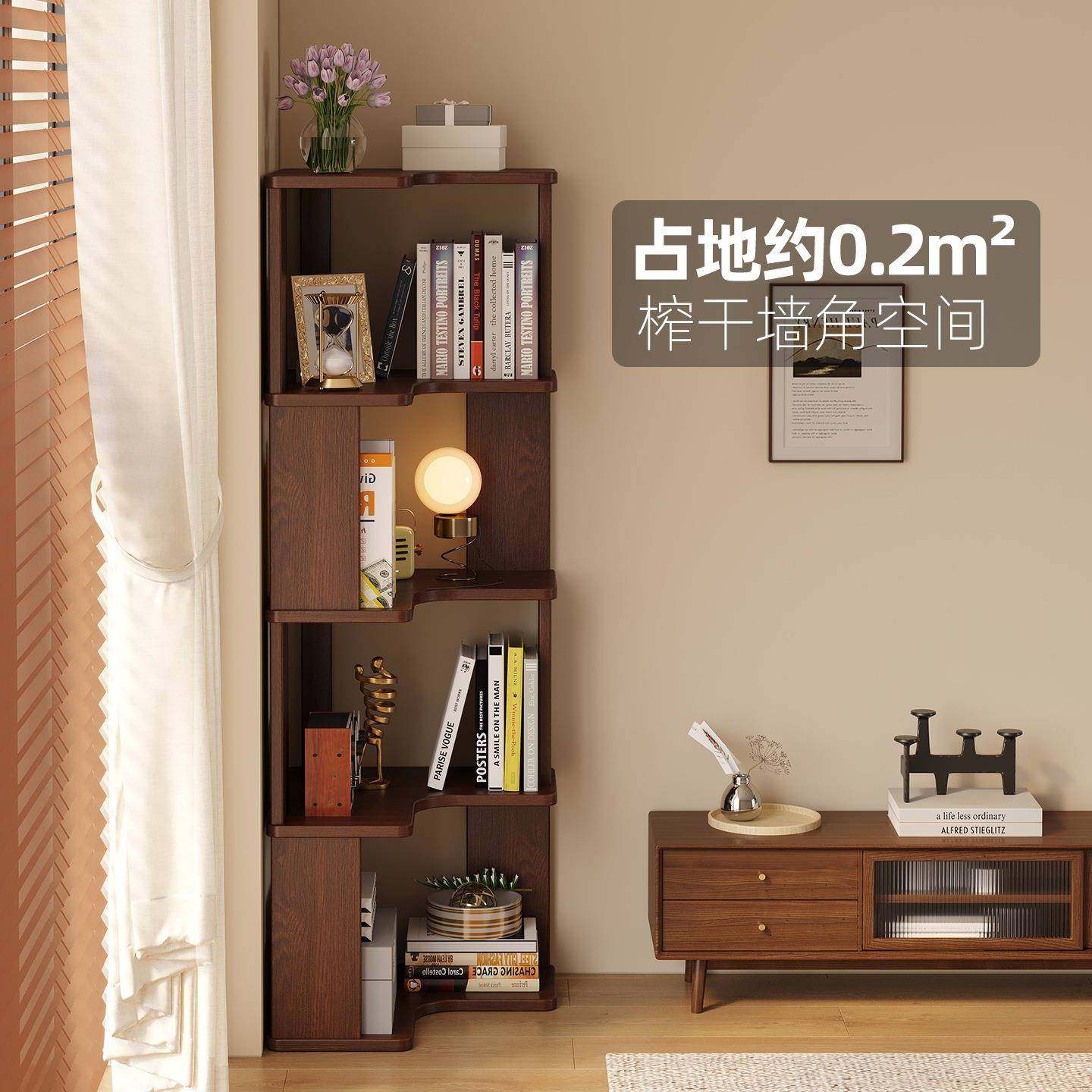 书转角书架大容量墙多层落地置物柜架靠柜HRP客厅小角阅读收纳展,鲜花速递/花卉仿真/绿植园艺,其它园艺用品,淘宝优惠券,粉丝福利购,淘宝优惠卷