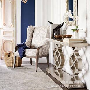 美克关art奢玄关台美轻式简约237玄桌客厅走廊沙装饰柜条案桌发背