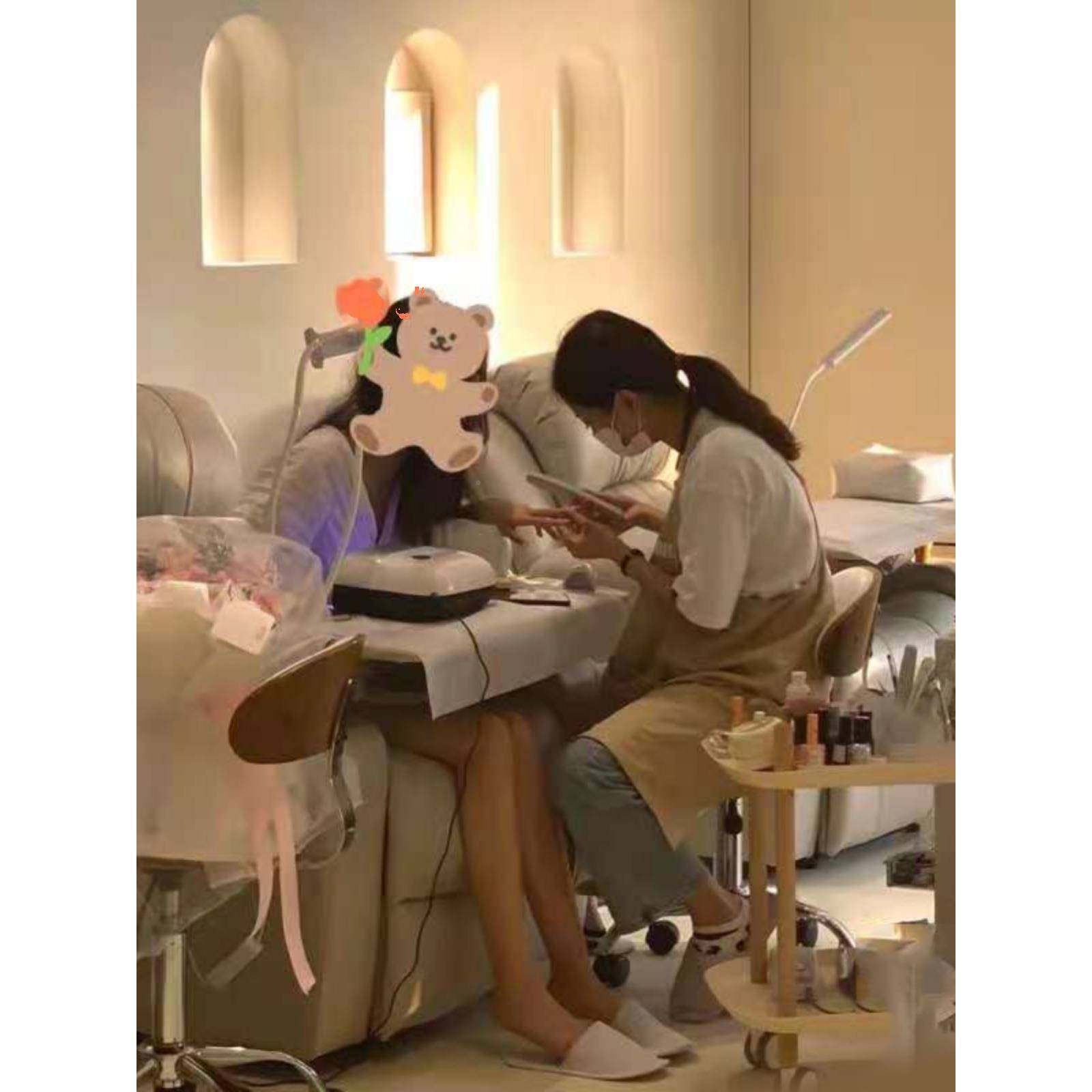 美甲装桌椅套电动度平躺椅美甲美沙发靠背1001美睫足纹绣椅脚工厂