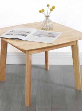 纯橡胶实圆餐桌加厚4脚吃饭办公洽家谈桌子木馆小吃店86602用原木