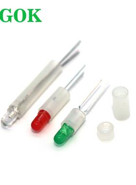 Φ3间发光二极管灯柱塑胶尼龙LED4A×1两孔平垫LED4EA×1~1L7mmD