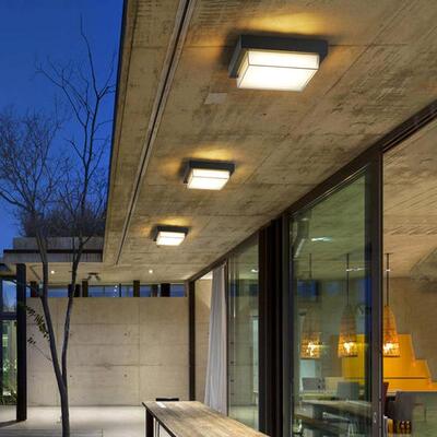 户外口UUM吸顶灯防水防虫亭阳台房庭院凉入户大门走廊过道室外檐