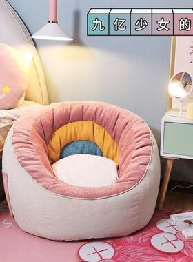 人发豆沙袋榻榻懒米单人小户型客发厅创意卧室阳台小沙休YNP闲懒