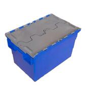 家加带盖插式 周转箱超厚市周转物流DHT箱生鲜斜食品厂药品塑料箱