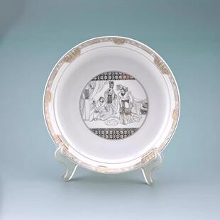 茶邯郸礼品瓷餐具具随手无品牌/邯礼特产磁州郸窑礼品瓷成语典故