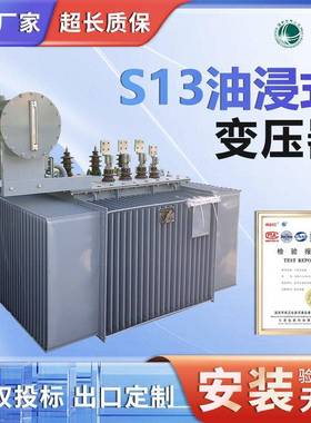 S11/S13/S20-M-100-200-315KVA千瓦高压油浸式电力变压器铜铝10kv