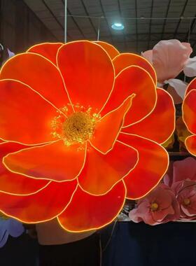 大型中秋花灯作景景区业公园广场夜亮MYC化传统节日彩灯商美制陈