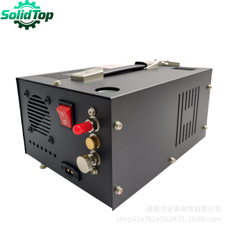 高压便携车载打气机30mpa户外潜水12V/110V/220V充气泵4500pis