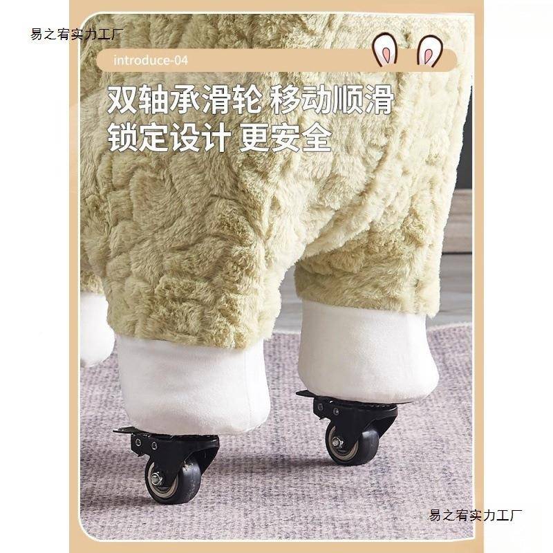 羊坐见详情椅玩成偶坐凳网红座椅大人孩子滑凳子人款驼大号客厅带