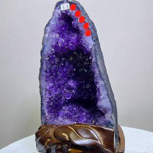 天然紫晶洞件巴西紫晶水洞水晶原SN202508石摆件聚宝盆家居洞摆装