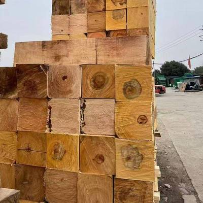 硬枕木硬木WFJ木防腐木垫质木轨道设备松木方承枕重大型木方